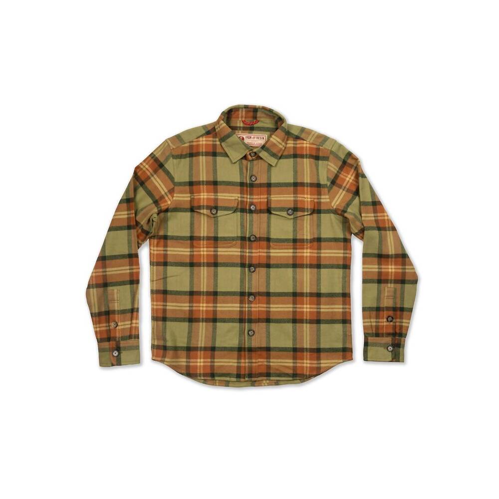 NEW IRON & RESIN men's quidel shirt in green
